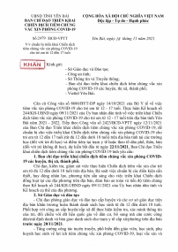 Chuẩn bị triển khai Chiến dịch tiêm vaccine phòng COVID - 19 cho trẻ từ 12-17 tuổi.