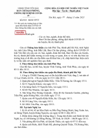 Yêu cầu rà soát các trường hợp liên quan đến bệnh nhân COVID-19 theo thông báo khẩn của các tỉnh.
