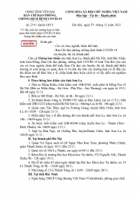 Rà soát các trường hợp có liên quan đến bệnh nhân COVID-19 theo thông báo khẩn của các tỉnh Sơn La, Hà Nội, Bắc Ninh, Lâm Đồng