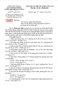 Yêu cầu rà soát các trường hợp liên quan đến bệnh nhân COVID-19 theo thông báo khẩn của các tỉnh.