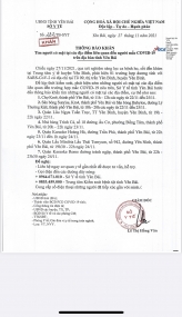Thông báo khẩn: Tìm người có mặt tại các địa điểm liên quan đến người mắc COVID-19 trên địa bàn tỉnh Yên Bái