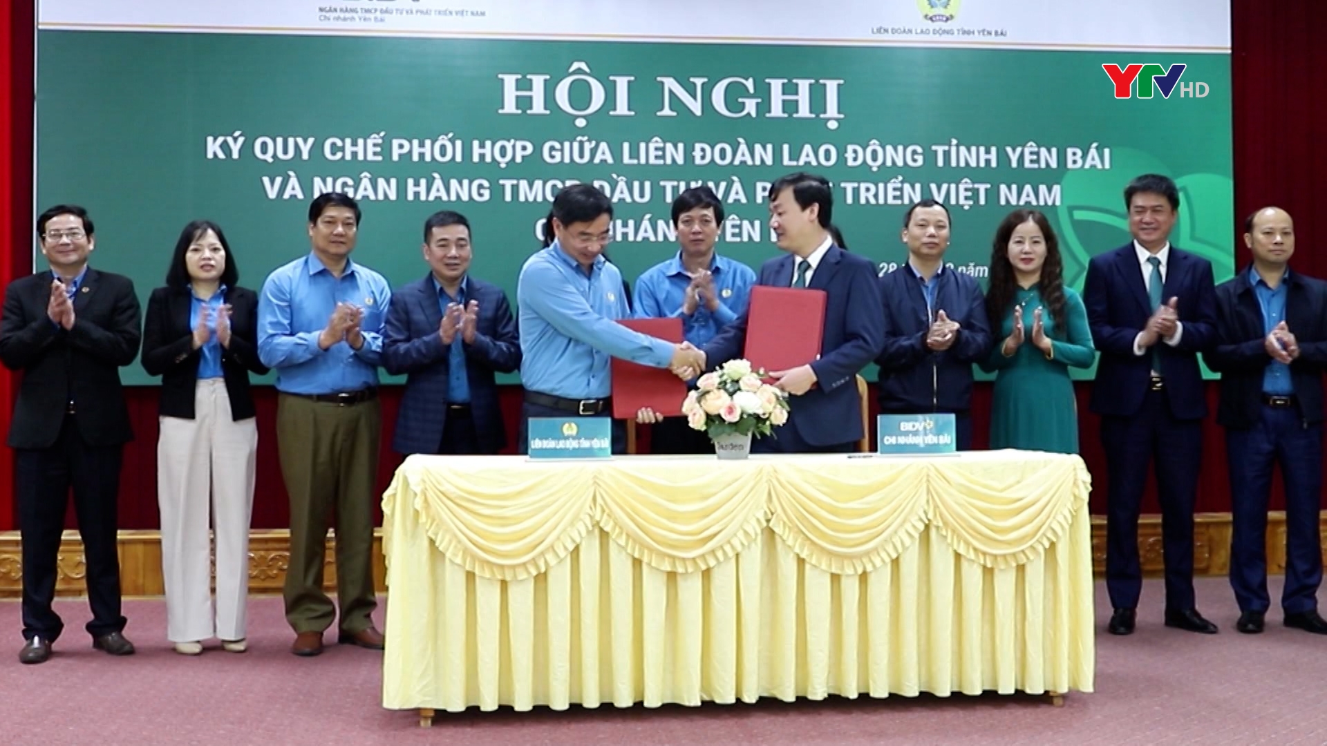 LĐLĐ tỉnh và BIDV Chi nhánh Yên Bái ký kết quy chế phối hợp