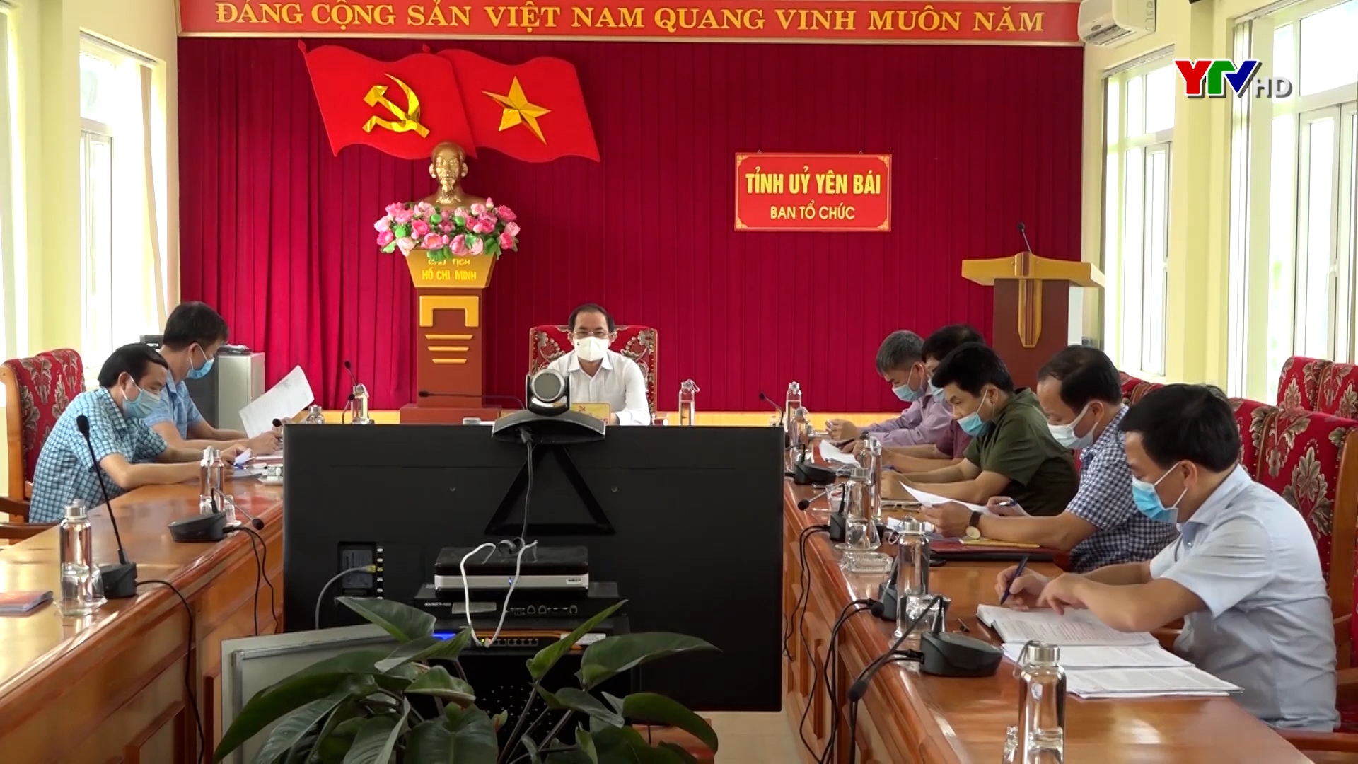 Yên Bái dự Hội nghị trực tuyến lấy ý kiến góp ý vào các dự thảo báo cáo, tờ trình, quy định thi hành Điều lệ Đảng