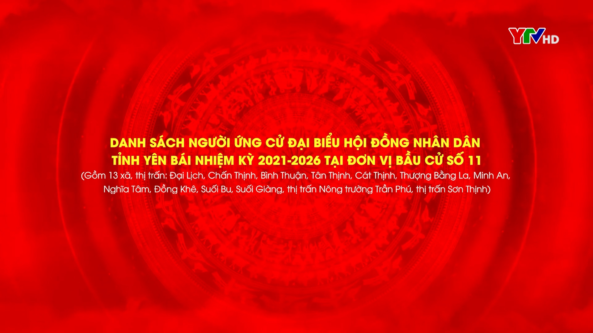 Danh sách các ứng cử viên Đại biểu HĐND tỉnh Yên Bái khóa XIX, nhiệm kỳ 2021 - 2026 ( Từ Đơn vị Bầu cử số 11 đến Đơn vị bầu cử số 15) Tiếng Thái