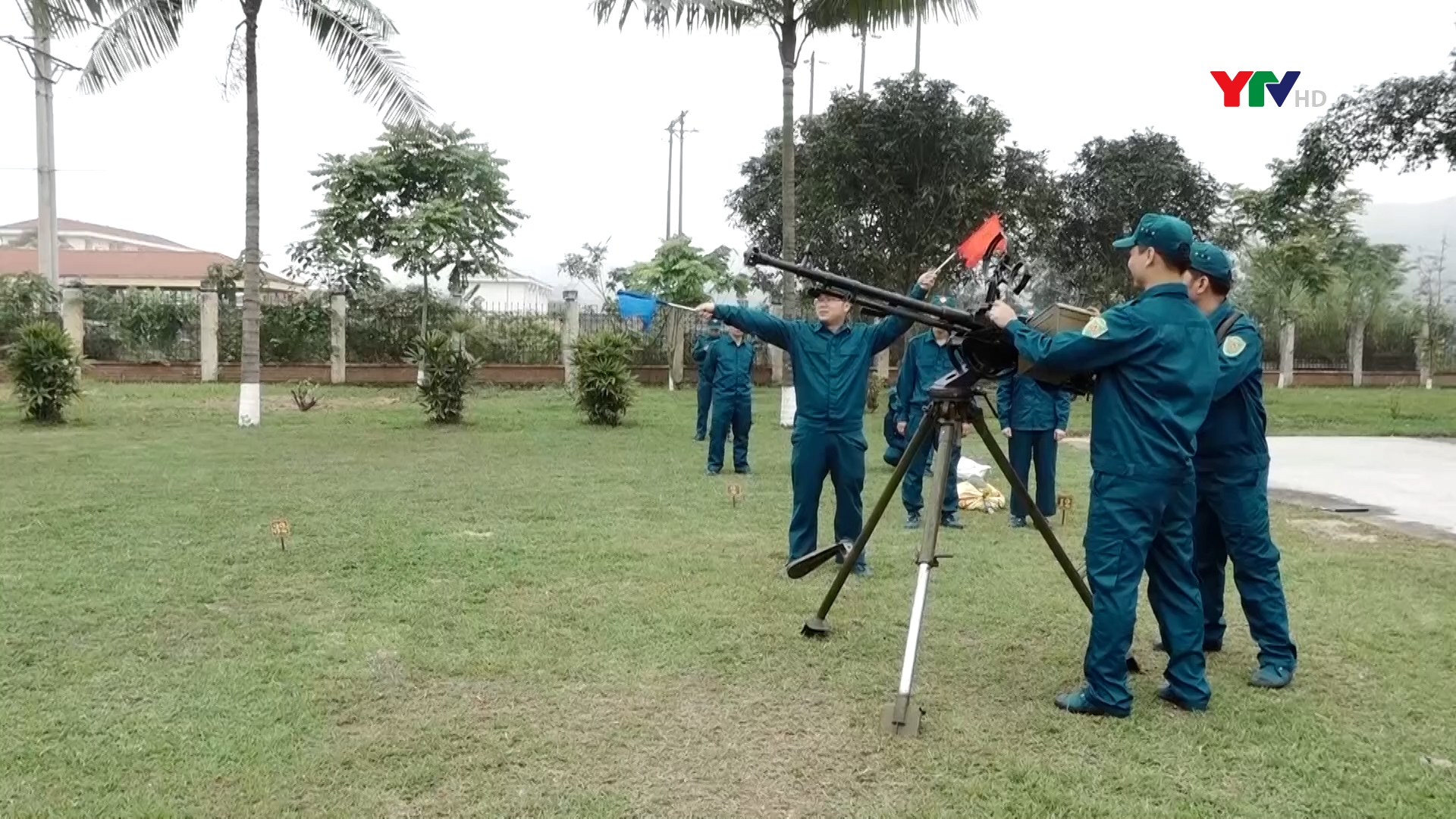 Văn Yên xây dựng mô hình điểm Trung đội súng máy phòng không 12,7 mm từng bước chính quy, tinh nhuệ, hiện đại