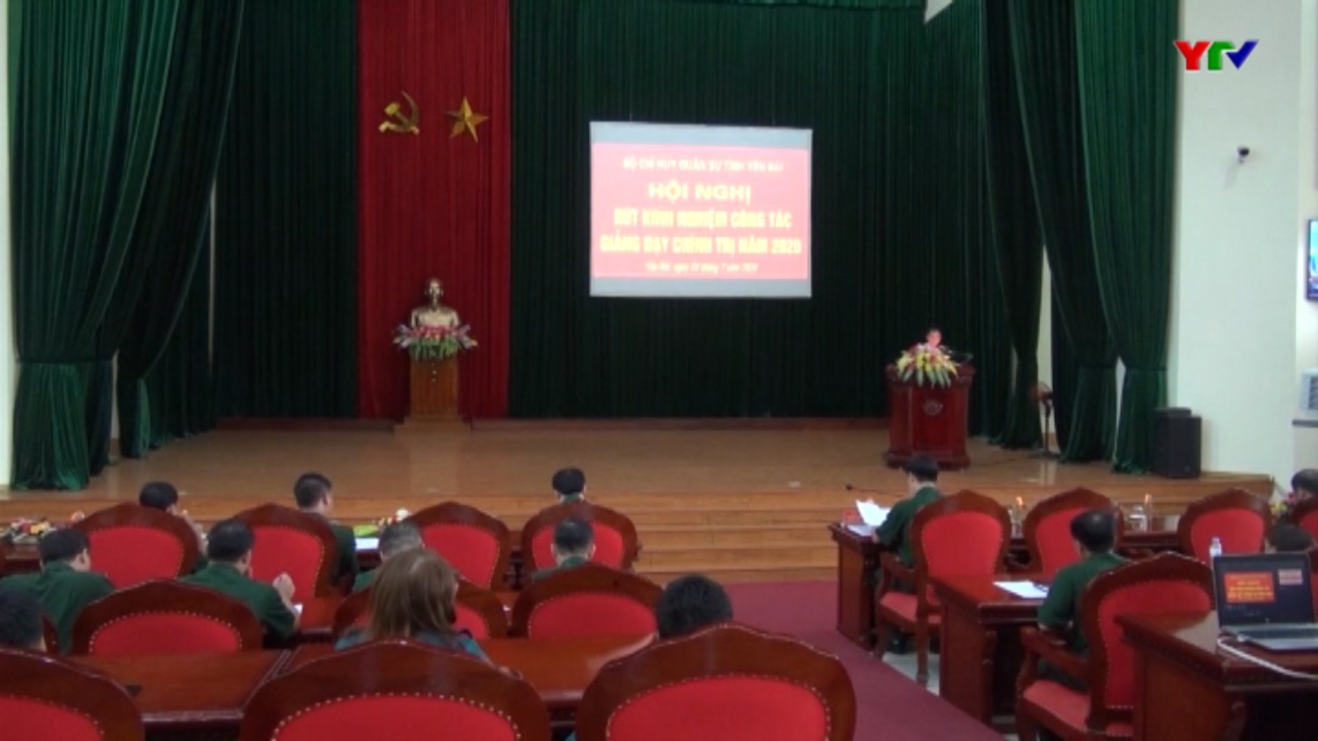 Bộ CHQS tỉnh rút kinh nghiệm công tác giáo dục và giảng dạy chính trị năm 2020