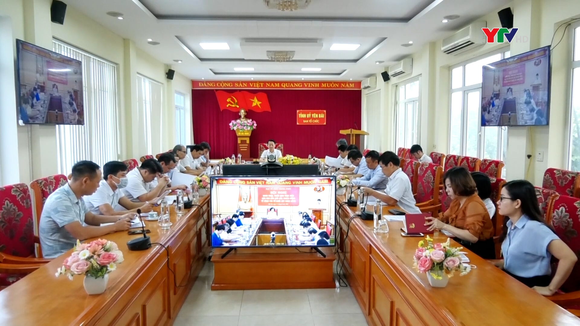 Yên Bái tham dự Hội nghị trực tuyến toàn quốc quán triệt, triển khai các văn bản mới của Trung ương