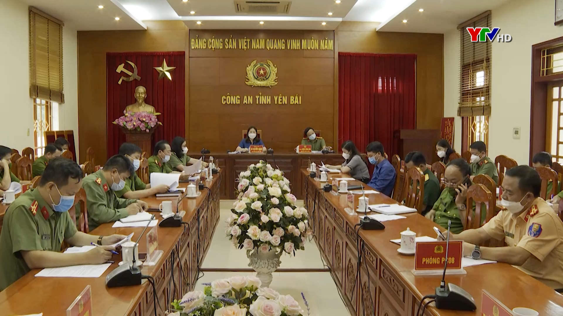 Yên Bái dự Hội nghị trực tuyến sơ kết công tác phòng, chống dịch bệnh COVID – 19 do Bộ Công an tổ chức