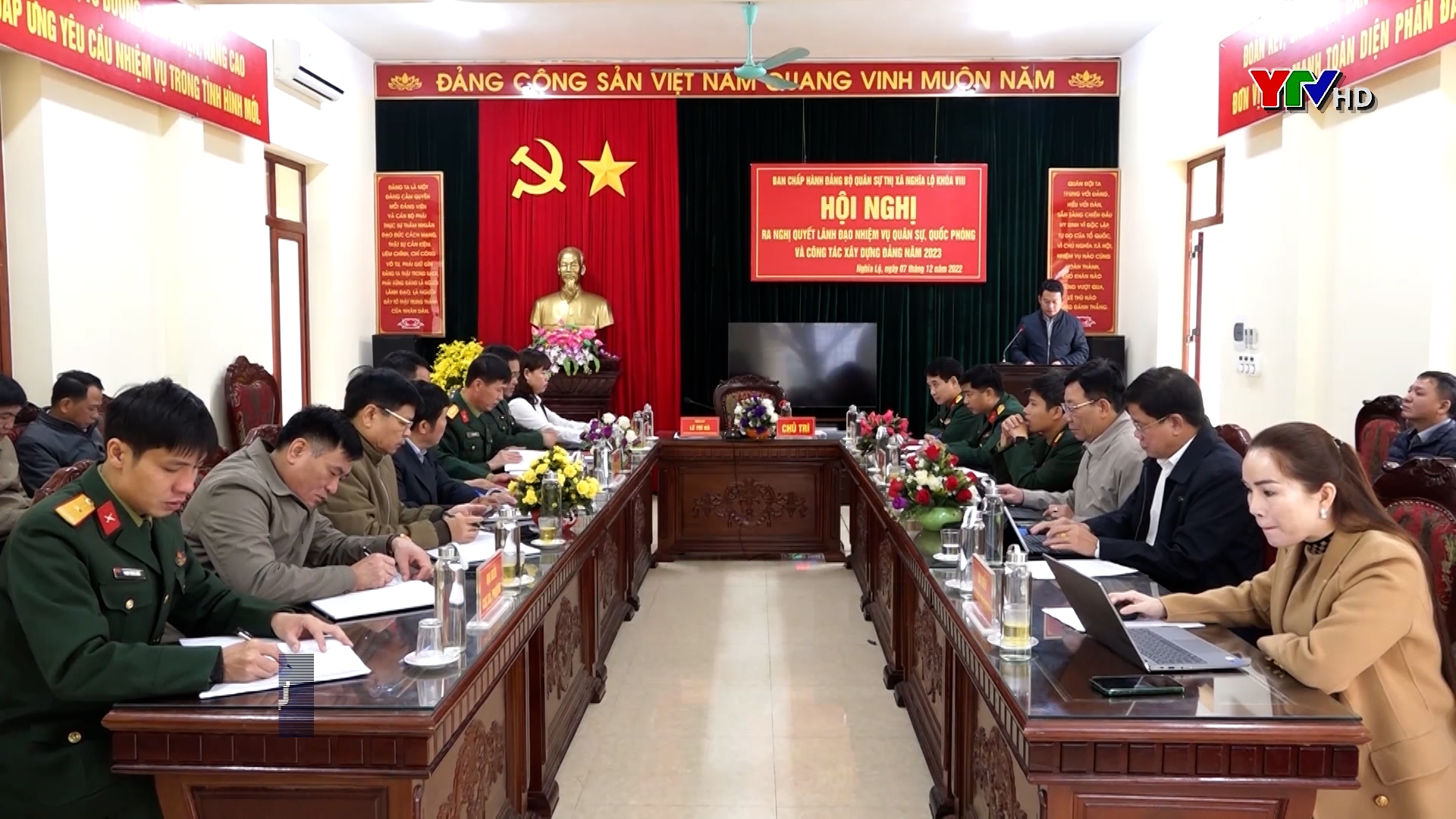 Đảng ủy Quân sự thị xã Nghĩa Lộ ra Nghị quyết lãnh đạo nhiệm vụ quân sự, quốc phòng và công tác xây dựng Đảng năm 2023